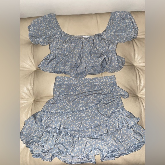 Ruby and Jenna : Mable two piece floral set - Picture 2 of 3